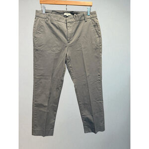 VINCE Chinos Classic Coin Pocket Ankle Pants Women’s Size 12‎ Gray Sage